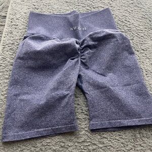 NVGTN Heathered Blue Butt Scrunch Shorts